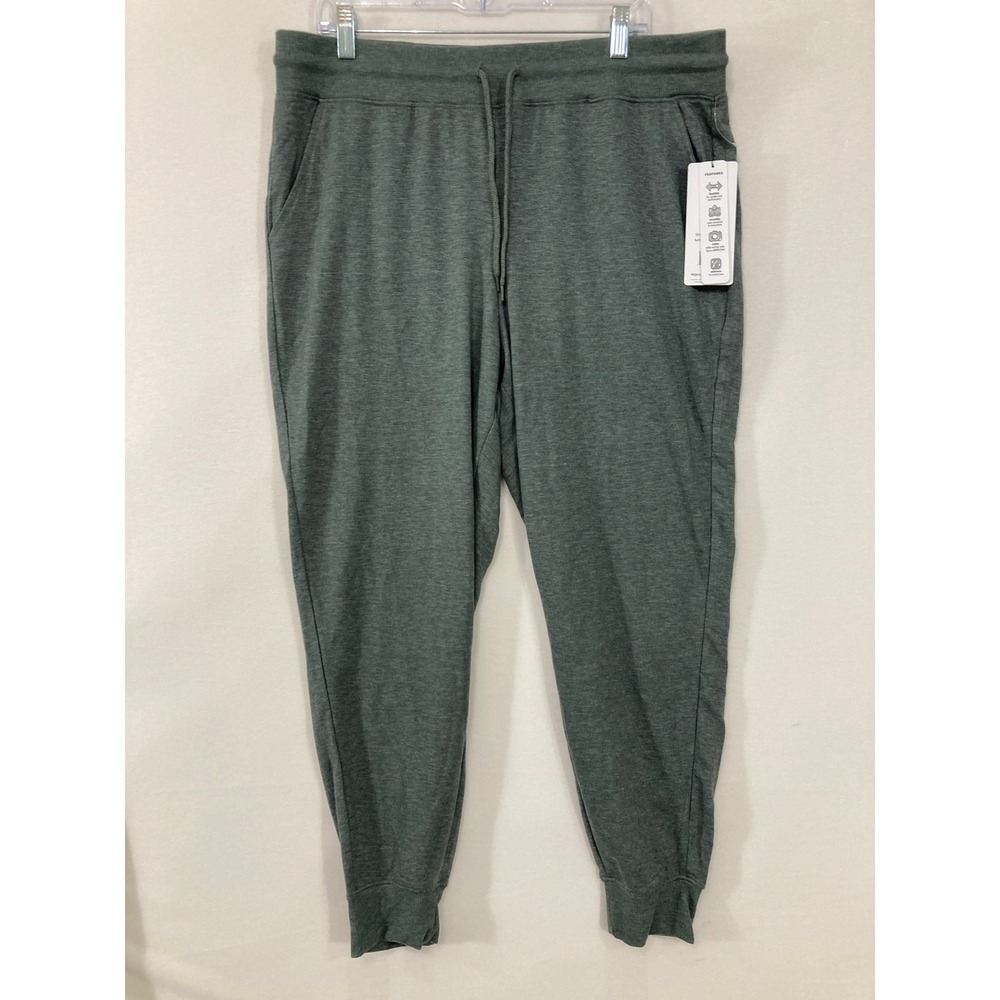New RBX Active Jogger Pants XL Green Heathered Athleisure Drawstring‎ Active